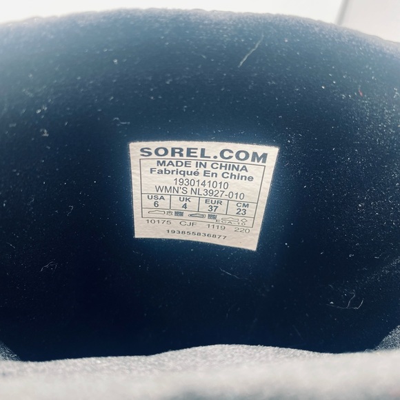 Sorel Black Joan of Arctic Next Lite Mid Puffy - Picture 5 of 10